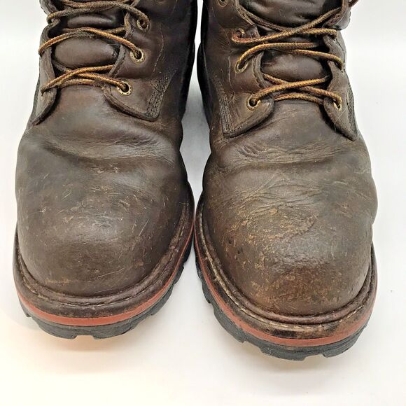 Red Wing LoggerMax Safety Boots Men's 9.5 Leather ASTM F 2413-18 M/I/C EH 2217 - Picture 12 of 13
